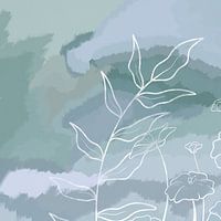 Encre verte - Peinture moderne