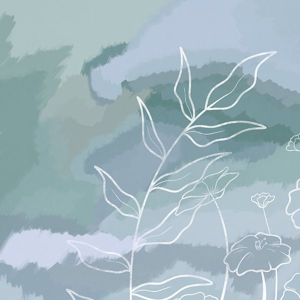 Grüne Tinte - Moderne Malerei von Studio Hinte