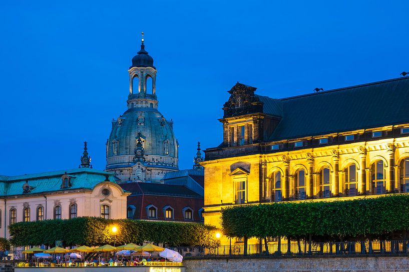 Die Frauenkirche in Dresden bei Nacht par Rico Ködder