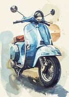 Retro Vespa