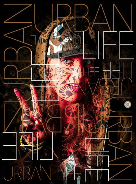 Urban Gold Girl von Urban Photo Lab