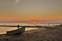 Lever de soleil au bord de la mer