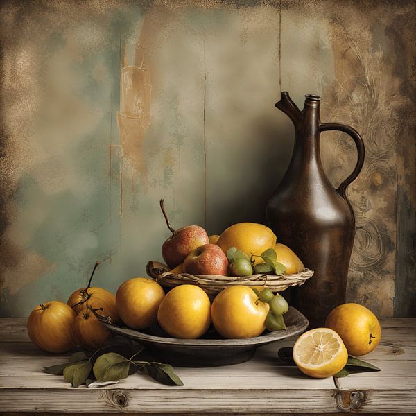 nature morte jaune par CanvasbyCaro