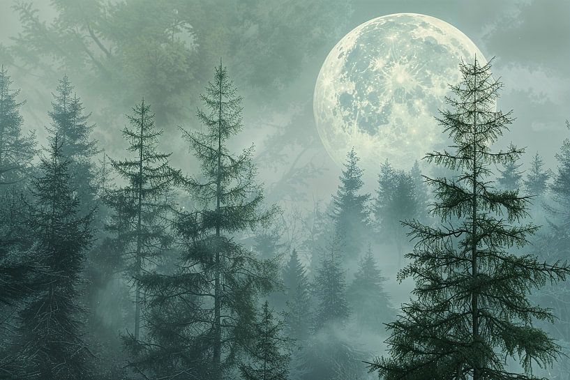 Mystischer Wald von Poster Art Shop