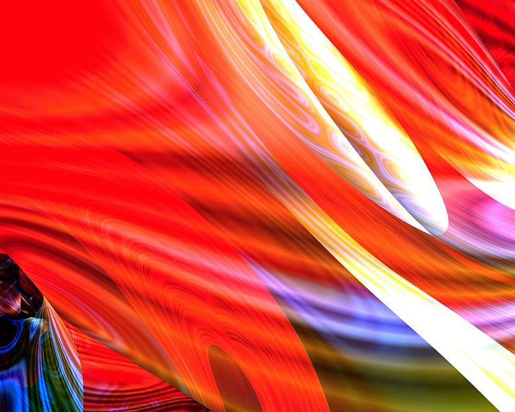 fantaisie colorée par W J Kok