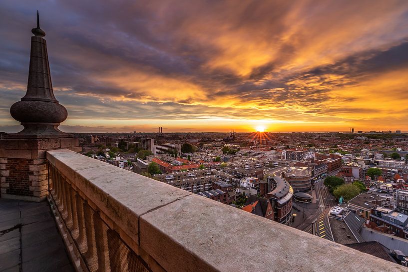 The Hague City Skyline by Original Mostert Photography