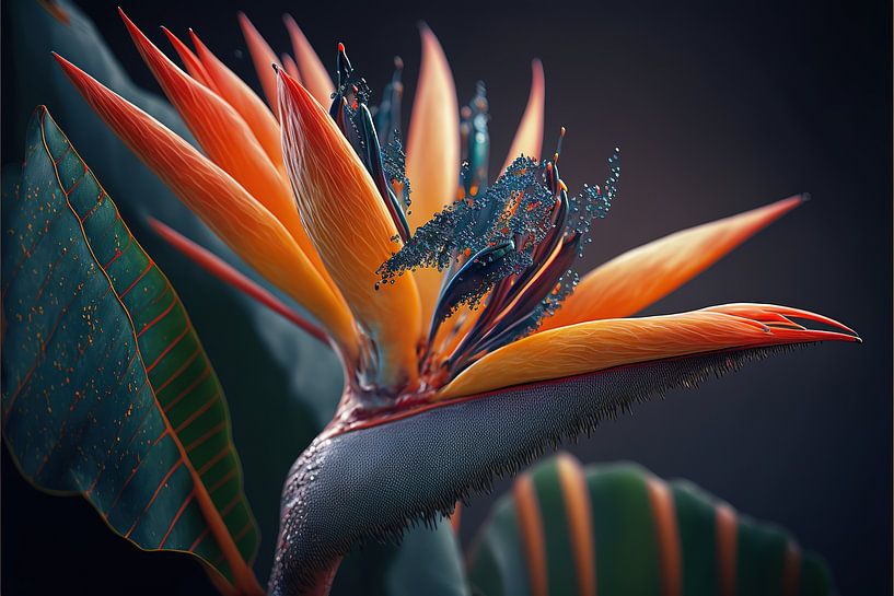 The Beauty of Bird of Paradise - Macro Flower Art by Surreal Media