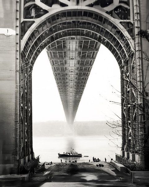Washington bridge New York 1939 by Affect Fotografie