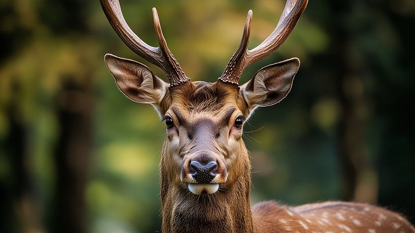 Cerf majestueux dans la nature par Lisa Bovenlander