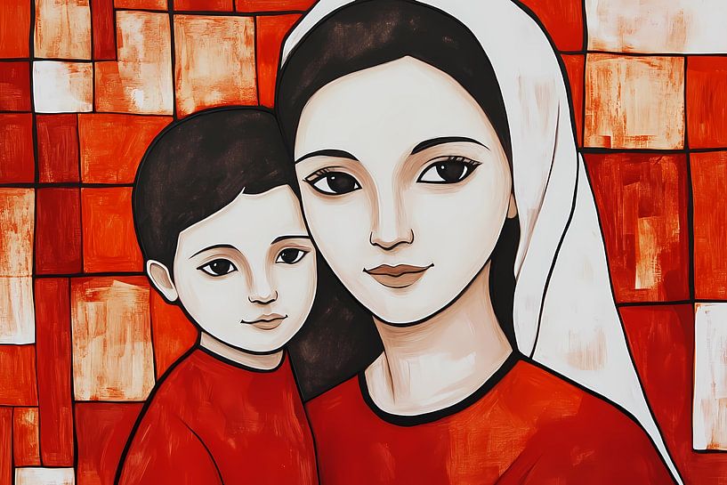 Loving mother with child by Art & Soul Creations