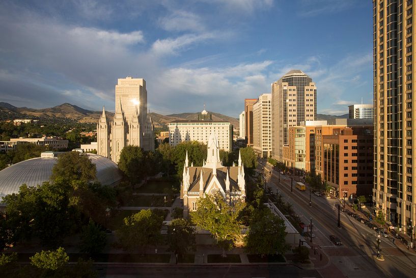 Temple Square Salt Lake City par Antwan Janssen