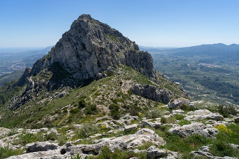 Cavall Verd, paysage de montagne sur la côte méditerranéenne par Adriana Mueller