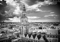 Martinitoren in Groningen city skyline panorama