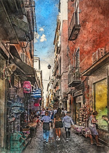Neapol Napoli Italy city art #Napoli by JBJart Justyna Jaszke