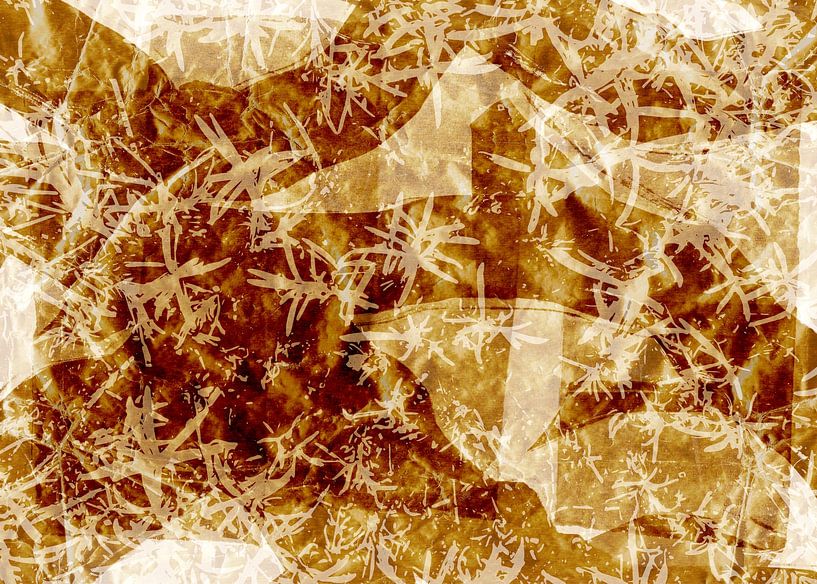 Goldene Echos. Naturmuster in Erdtönen. von Dina Dankers