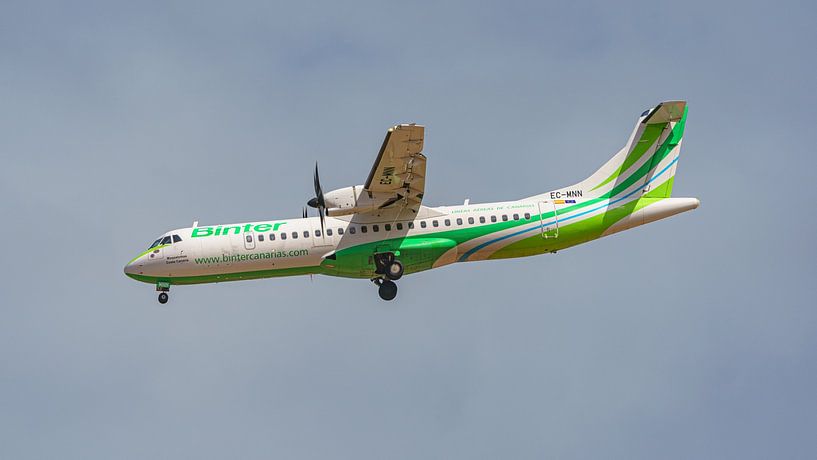 Binter Canarias ATR-72-600 passenger aircraft. by Jaap van den Berg