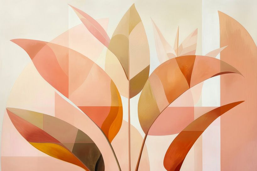 Abstrakt in sanften Farben von Bert Nijholt