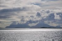 Blick über das Mehr in Norwegen