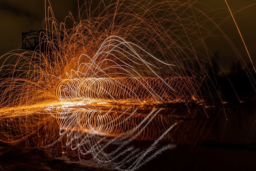 Die doppelte Feuerspirale von T.B.- Foto