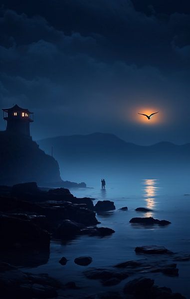 Walk by the sea by fernlichtsicht