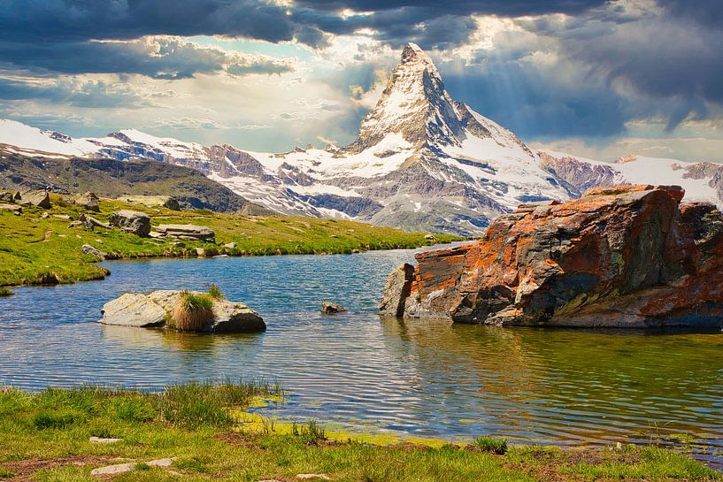 Matterhorn Gewitterstimmung von Dieter Fischer