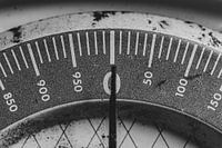 Skaliert schwarz und weiß