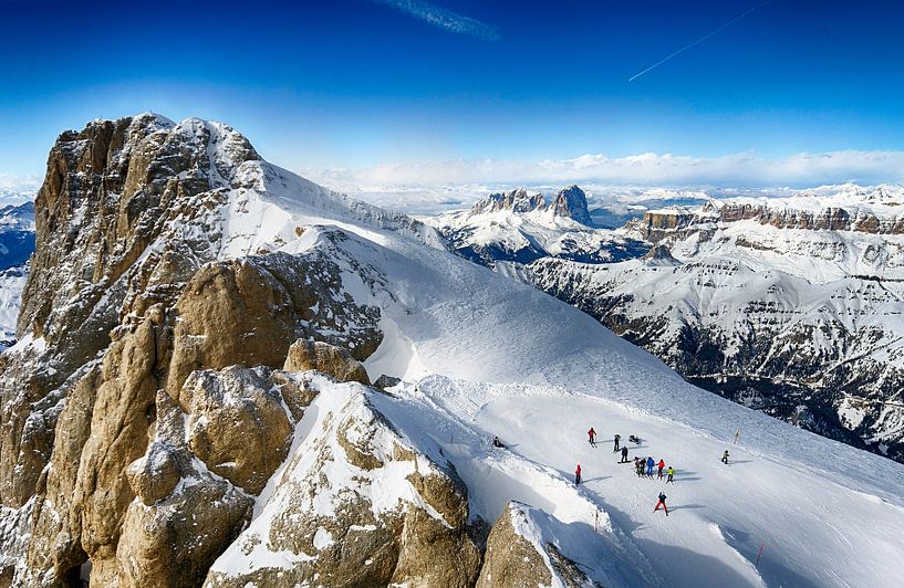 Dolomiten im Winter 2 von Martin de Bouter