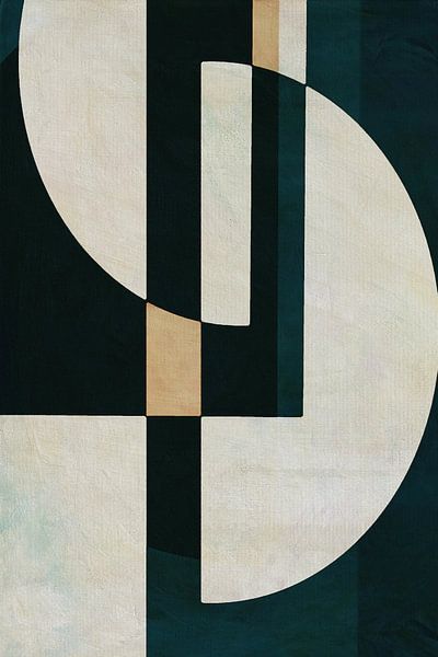 Geografische Figuren aus der Mitte des Jahrhunderts Nr. VII von Jan Keteleer