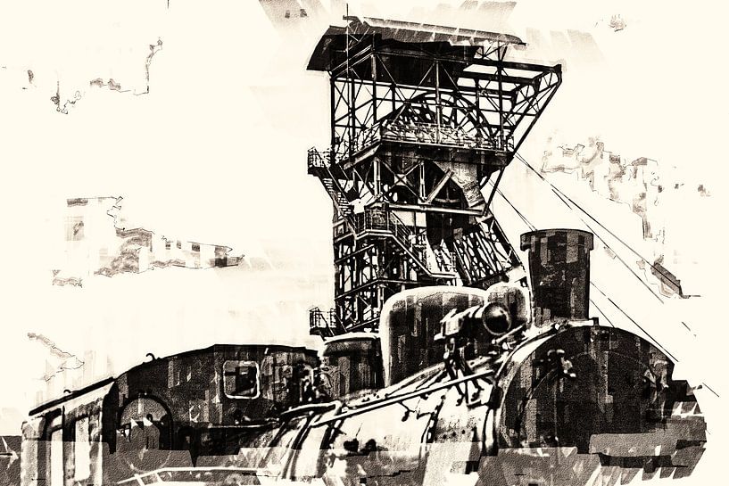 Zeche im Ruhrgebiet von Johnny Flash