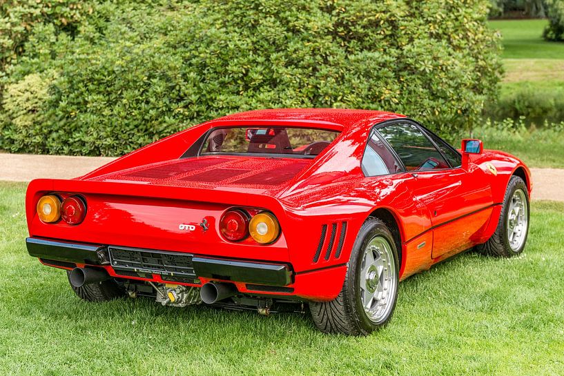 Ferrari 288 GTO 1980er Jahre Supersportwagen Rückansicht von Sjoerd van der Wal Fotografie