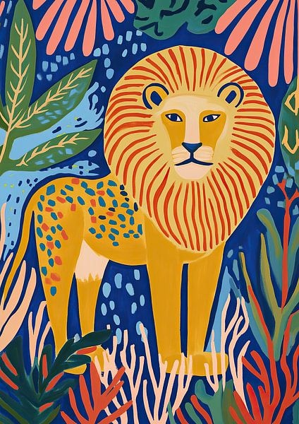 Das Herz der Wildnis: Der Löwe als Symbol der Naturkraft von Niklas Maximilian