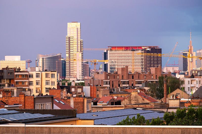 Soirée d'été colorée à Bruxelles par Werner Lerooy