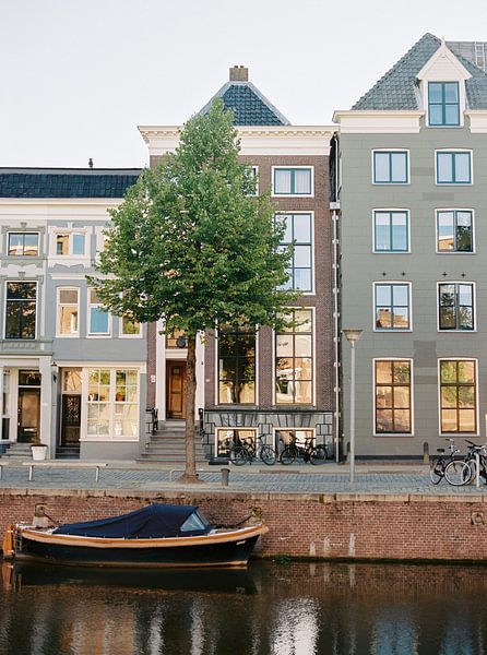 Historische Grachtenhäuser Hoge der A, Groningen von Michelle Wever