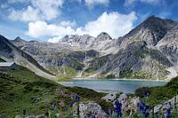 Lunersee in Austria in Brandnertal Vorarlberg