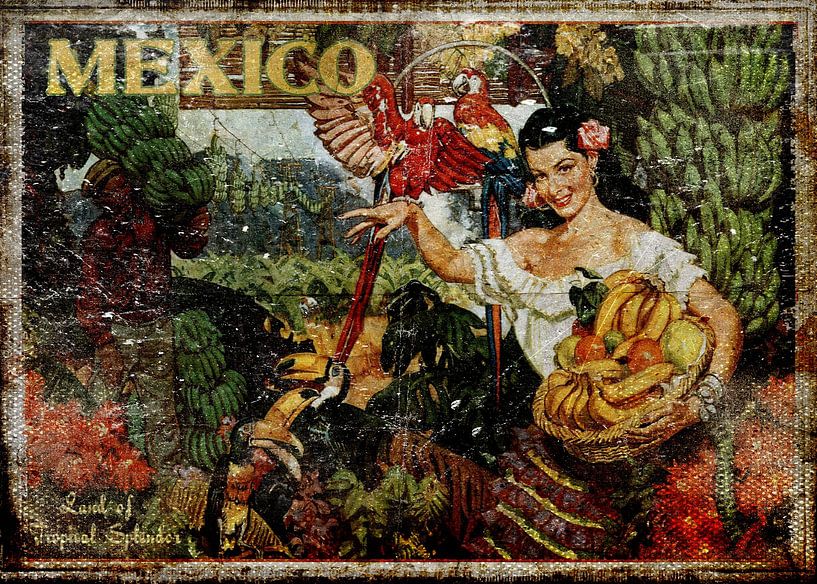 Affiche de voyage au Mexique par Gunawan RB