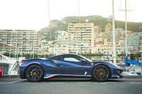 Ferrrari 488 Pista Piloti dans le port de Monaco