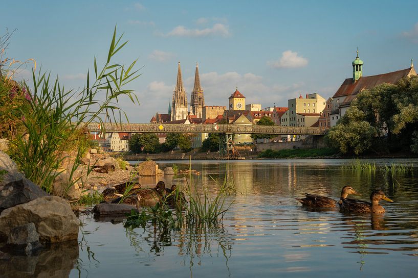 Regensburg, Allemagne, beau coucher de soleil par Martin Podt