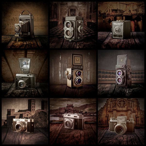 Old camera&#039;s collage by Willem Klopper