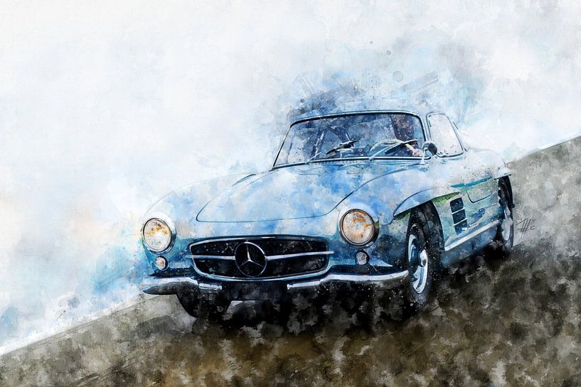 300SL meeuwenvleugel van Theodor Decker