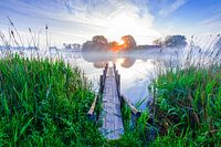 Un échafaudage magnifique et paisible