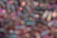 Bokeh - Glitzerpillen - Regenbogenfarben