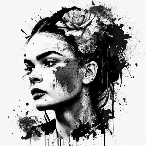 Frida Black &amp; White by Bianca ter Riet