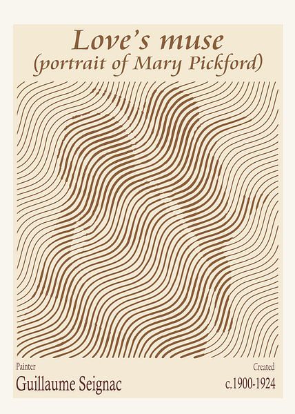 Love’s muse (portrait of Mary Pickford) by DOA Project