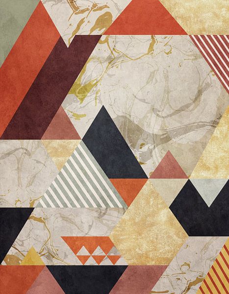 Geometrie mit Dreiecken 2 von Angel Estevez