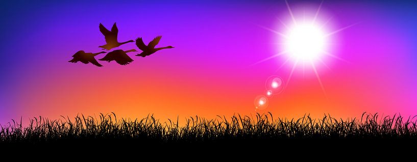 Gemeinsam fliegen wir von Harry Hadders Design