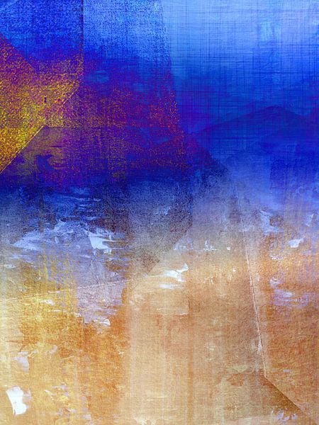 Goldener Sommer Strand von FRESH Fine Art