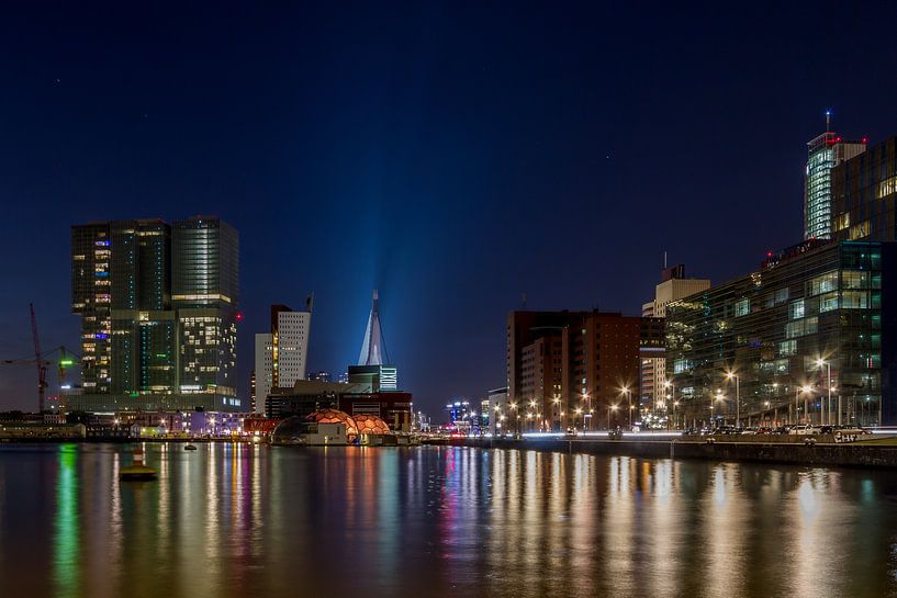 Rotterdam by night by Mario Brussé Fotografie