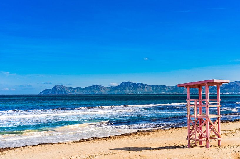 Bucht von Alcudia auf der Insel Mallorca, Spanien Mittelmeer von Alex Winter