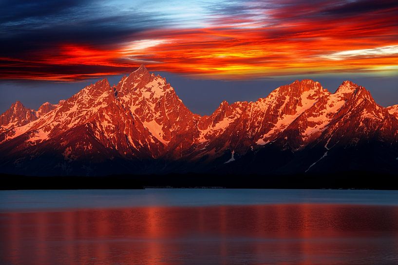 Chaîne de montagnes Grand Teton  par Renate Knapp