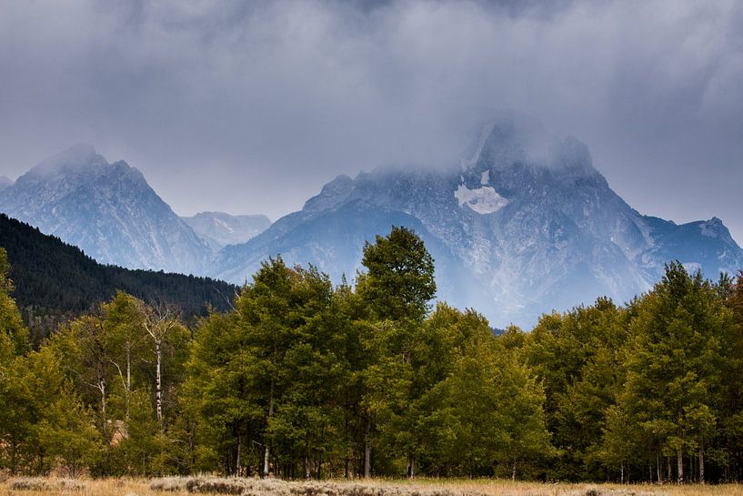 Parc national du Grand Teton nuageux par Stefan Verheij